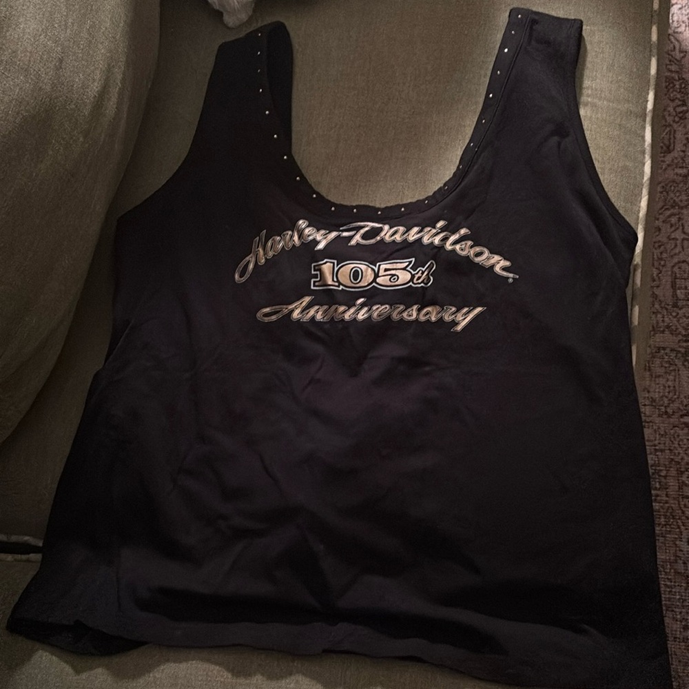 Woman’s Harley Davidson tank top! Will definitely get compliments on this one.